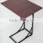 Metal and wood Flip Top Tray Sofa Table