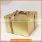 Luxury Display Props Golden Box Decorative Paper Box
