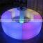 Modern Classic plastic partable LED bench with 16 colors change