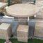GCF4030 Tiger Skin Yellow Garden Chair And Table