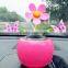 Dongguan Manufacturer 2015 Hot Sale New Style Flip Flap Solar Flower Toy , Solar Power Dancing toy For Car Accessary