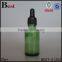 good quality 30ml fragrance perfume essential oil empty green glass bottle manufacturer in sri lanka dropper screen printing