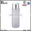 50ml 100ml 200ml glass bottle cylinder round frosted 200ml glass bottle size cosmetir toner 200ml empty glass bottle