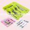 Fashion Kitchen Tray PP Plastic Cutlery Tray
