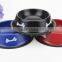 Pet Bowls & Feeder Type Stainless Steel Anti Skid Dog Bowl with bone design