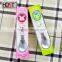 Four kinds color catoon plastic handle stainless kids baby cutlery set