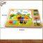 Kids educational toy wooden 3D multi layer puzzle
