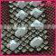 2015 fancy white rhinestone neck with black mesh Beaded Neckline WNLA-009