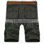 Vintage military army cargo shorts in slim fit
