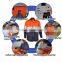 NFPA2112 / NFPA 70E Aramid IIIA 93/5/2 fire resistant Orange coverall woven FR fabric 180gsm