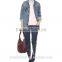 new arrival winter high quality female black skinny leather trousers