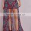 2016 young lady paisley print cheap long maxi skirts made in china