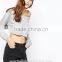 lady off shoulder grey fashion weet jogging slouchy sweat
