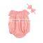 Wholesale Baby Lace Rompers Top Quality Baby Girl Lace Jumpsuit Birthday Outfit Boutique Newborn Baby Lace Clothes With Headband