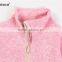 Wholesale Custom Women Pink Sweater Fleece Ladies Jacket