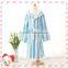 Kids and baby products cotton velour cloth stripe bathrobes wholesale