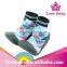 Boutique wholesale mix colors newborn crepe rubber soles for shoes