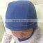 100%Polyester blue winter hats for babies and toddlers