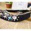 luxury rhinestone false collar handmade beaded neckline