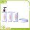 Modern Iron Flower Pattern Decorative European Style Custom Bathroom Set
