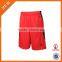 Orange black men shorts/special color 65% polyester 35% cotton sublimation embroidered basketball shorts