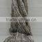 YR887 Hot Sale Knitted Rabbit Fur Blanket with Cushion Covers/Sofa Blankets