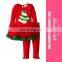 2PCS Child Populuar Christmas Set 2017 New Year Girls Princess Suit