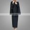 Black Cape Style Muslim Abaya High Quality Fashion Islamic Long Sleeve Clothing Latest Beautiful Arabic Dubai Kaftan Dress