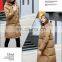 2017 New Down Jacket Korean Version of the Color Hooded Smile to Increase the Long Section of Women's Cotton Coat