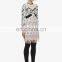 Latest Fashion Clothes Women Long Sleeve Round Neck Elegant Slim Floral Lace Prom Dress