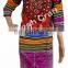 Afghani Mirror Work Dress - Belly Dance Costume Dress- Afghani Embroidered Tunic- balochi dress - kuchi vintage tunic