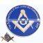 cheap free design gold plated masonic lapel pins/free mason items