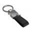 Simple style design red/blue/black leather keychain for promotion for men