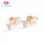 Flower rhinestone buttons high quality pin copper crystal decorative clothing buttons wholesale