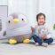 Face has two colors pink pig with heart hippo for wholesale