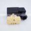 GOGO 0-40/20/15/10/7bar 2 way Pneumatic Brass water valve zero pressure start G1/4" 12V 24VDC normal close PU solenoid valve