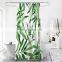 OEM custom printed 100% polyester waterproof custom designer shower curtain