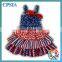 Baby girls satin dress  one piece party wear dress western dance dress