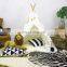 Kids Teepee Tent 100% Cotton Indoor & Outdoor Toddler Play House Eco-friendly Kids Toy Tent