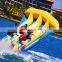 High Quality Inflatable triplex row Flying Fish Raft Boat ,Inflatable Fly fish Ride Banana Boat on Sale