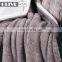 China Wholesale Ultra-soft Fluffy Cationic Plush Sherpa 2 Ply Quilted Throw Blanket
