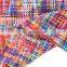 High Quality Tropical Style Multi-Color Rainbow Throw Blanket 63" X 49"