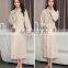 Luxury sleepwear 100% cotton unisex free size bathrobe for hotel and home