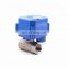 CWX25S 1 Inch AC 220V 110V Motorized Modulating Electric Small Auto Actuator Control Water Air Open Ball Valve