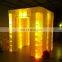 Cheap Large cube house inflatable building tent inflatable LED lighting photo booth for wedding party