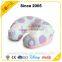 Comfortable pink U shape neck support travel pillow with speaker