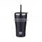 GINT Customize logo 304 Stainless Steel Pint Cups  mug Coffee cup with straw and lid