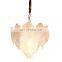 Glass Leaf Leaves Modern Crystal Lighting Art Moroccan Luxury Pendant New Chandelier