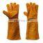 Hot Selling Cowhide Split Leather Working Gloves Industrial Safety Double Palm Work Gloves