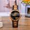 Wholesale Handmade Wood Resin Watches for Men Zebra Wooden Quartz Wristwatch in Wooden Gifts Box OEM Customize